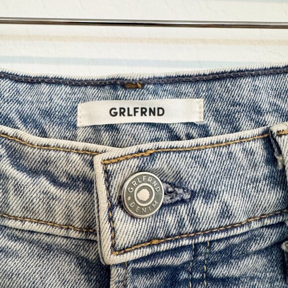 GRLFRND Denim Karolina Distressed High Rise Skinny Jeans Revolve Close Call 26 - Picture 5 of 13